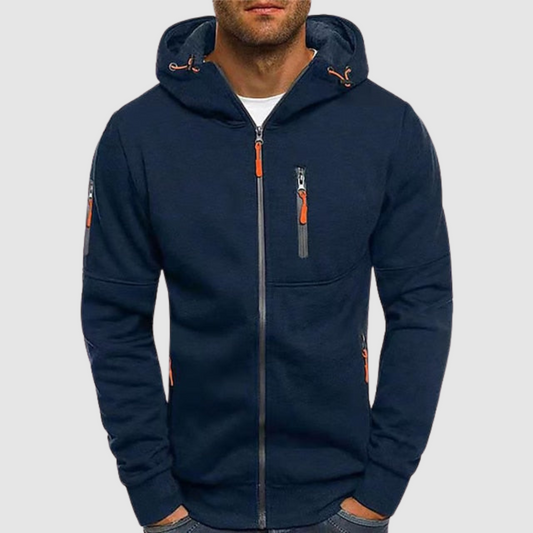 Sander - Ontspannen Zip-Up Hoodie