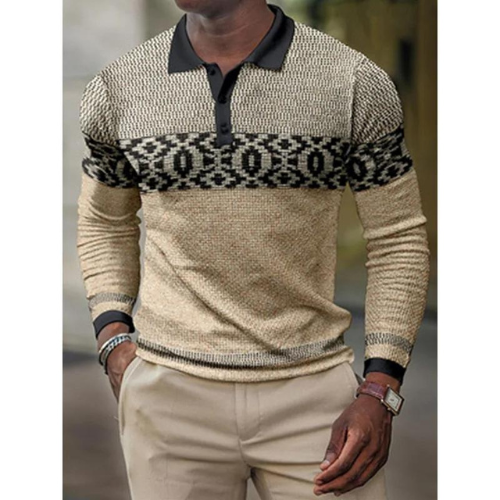 Cavallier | Heren long sleeve polo shirt