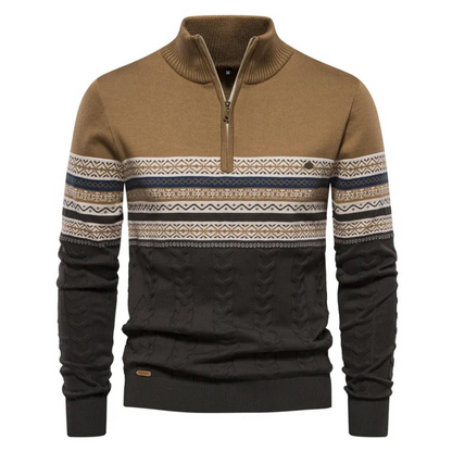 Santino | Moderne sweater met retro patronen