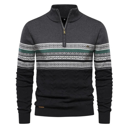 Santino | Moderne sweater met retro patronen